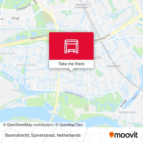 Barendrecht, Spinetstraat map