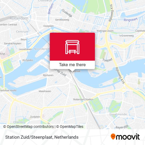 Station Zuid/Steenplaat map