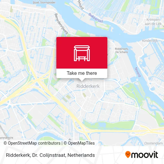 Ridderkerk, Dr. Colijnstraat map