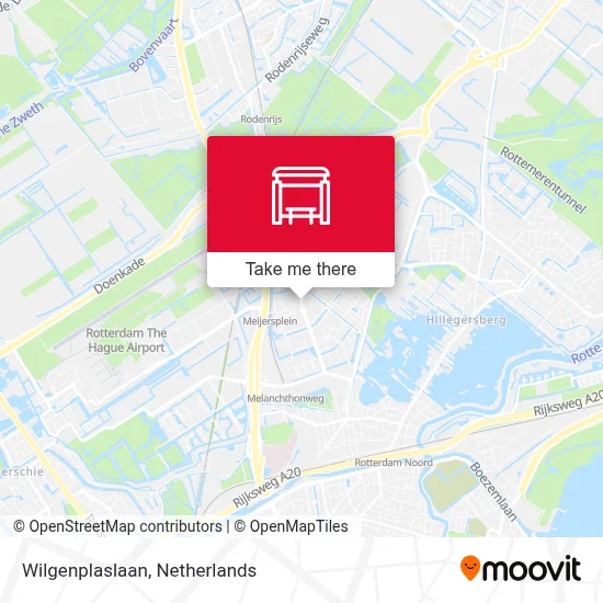 Wilgenplaslaan Karte