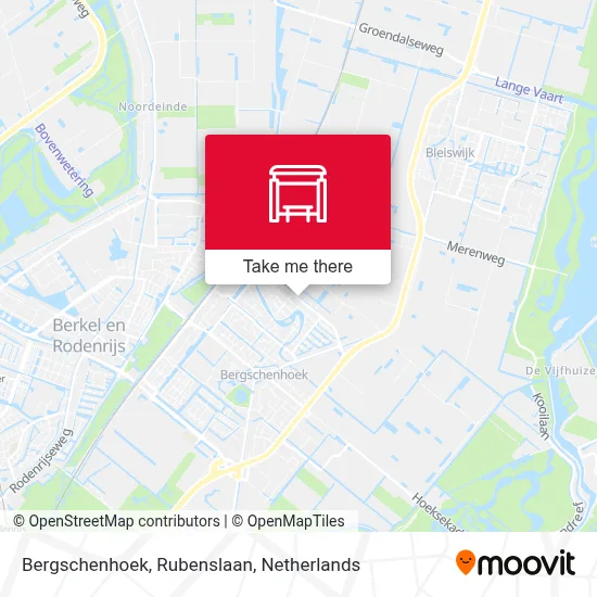 Bergschenhoek, Rubenslaan map