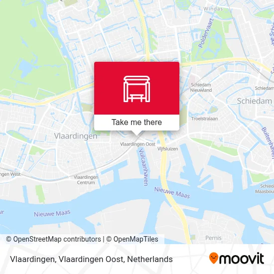 Vlaardingen, Vlaardingen Oost map