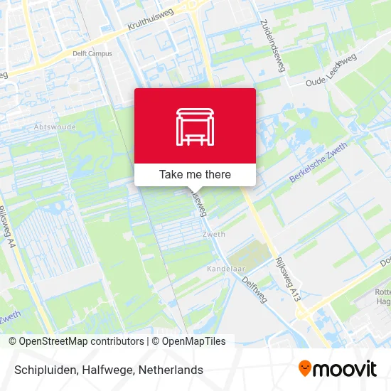 Schipluiden, Halfwege map