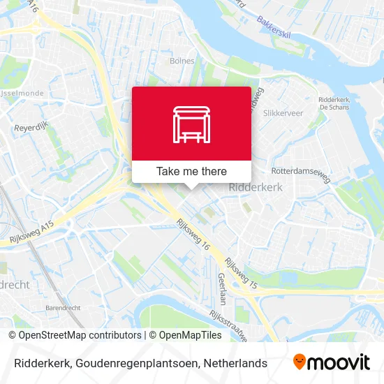 Ridderkerk, Goudenregenplantsoen map