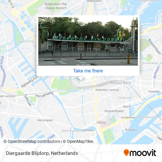 Diergaarde Blijdorp map