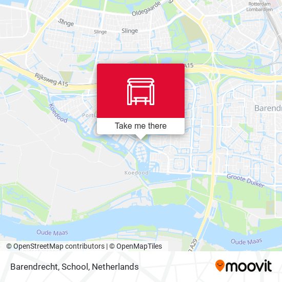 Barendrecht, School map