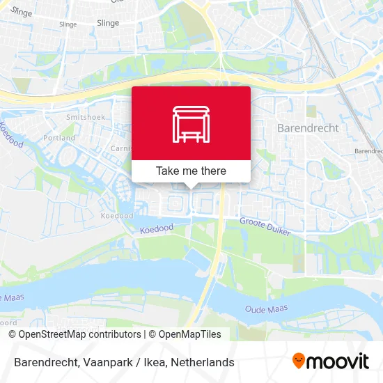 Barendrecht, Vaanpark / Ikea map