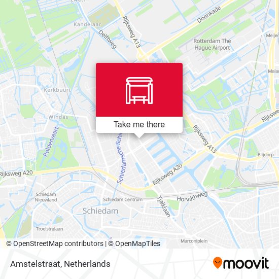 Amstelstraat map