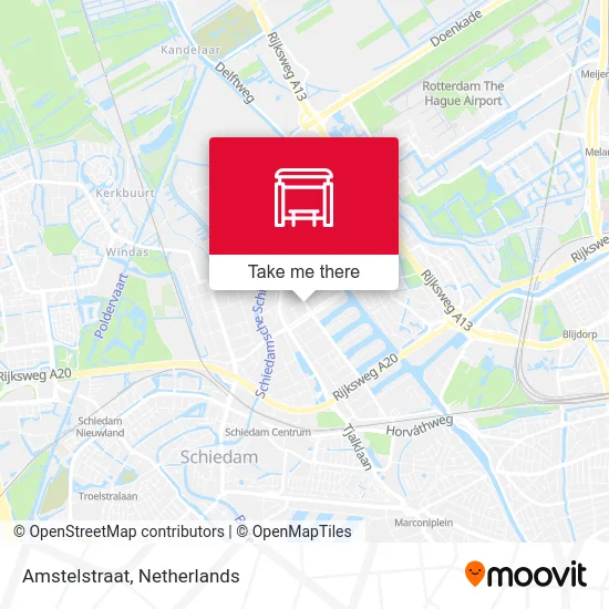 Amstelstraat map