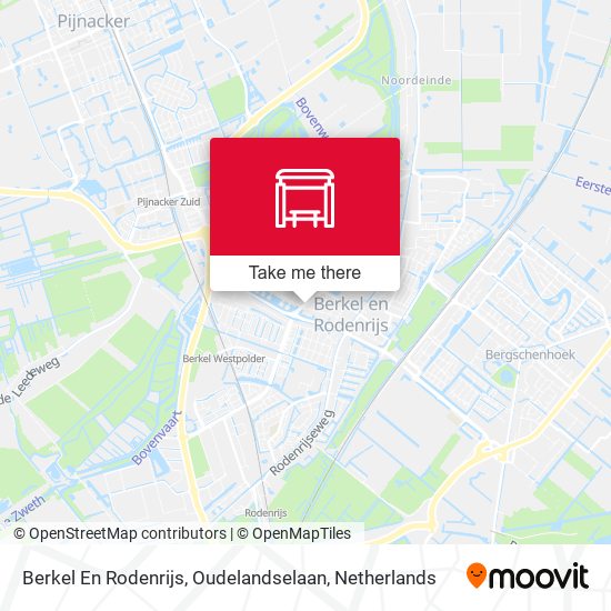 Berkel En Rodenrijs, Oudelandselaan map