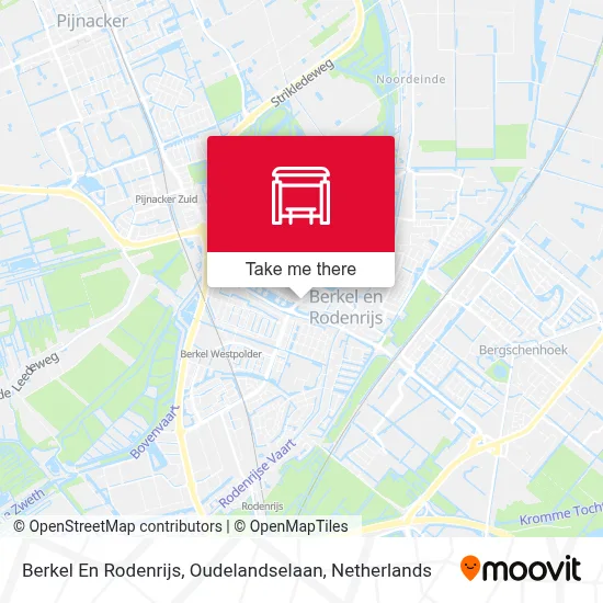 Berkel En Rodenrijs, Oudelandselaan map