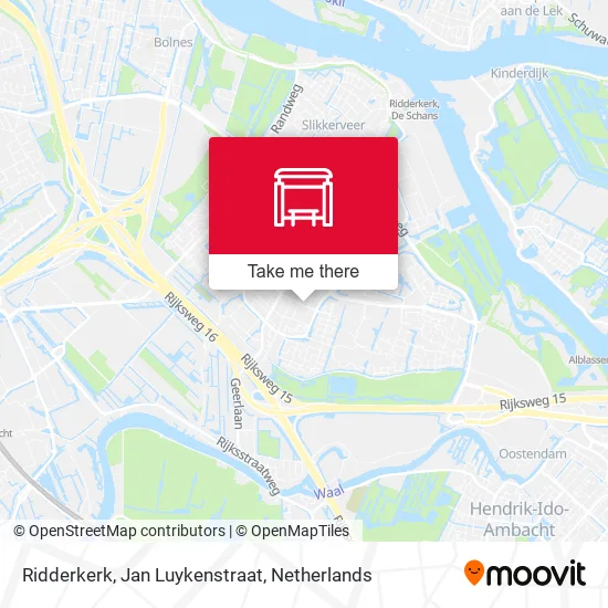 Ridderkerk, Jan Luykenstraat map