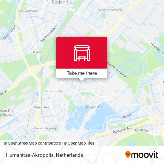 Humanitas-Akropolis map