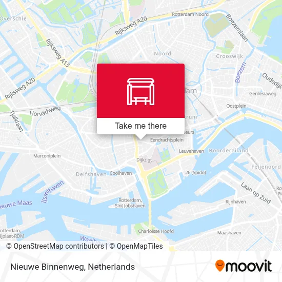 Nieuwe Binnenweg map