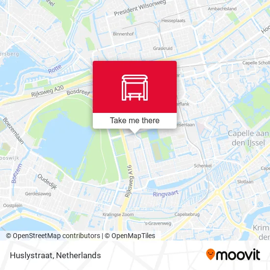 Huslystraat map