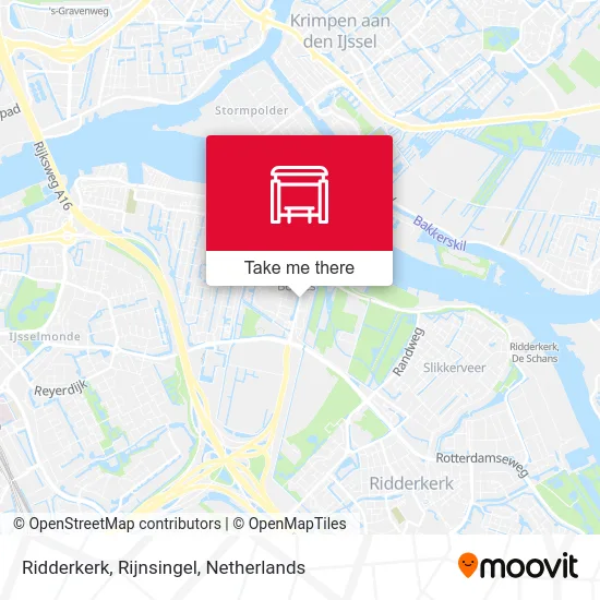 Ridderkerk, Rijnsingel map