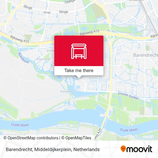 Barendrecht, Middeldijkerplein map