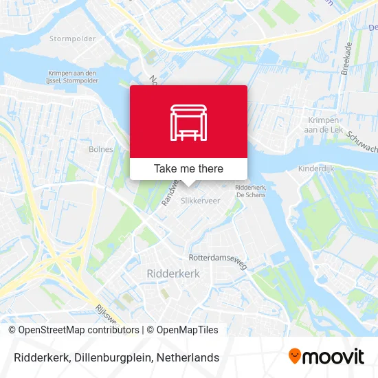 Ridderkerk, Dillenburgplein map