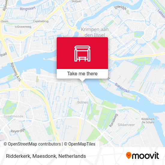 Ridderkerk, Maesdonk map