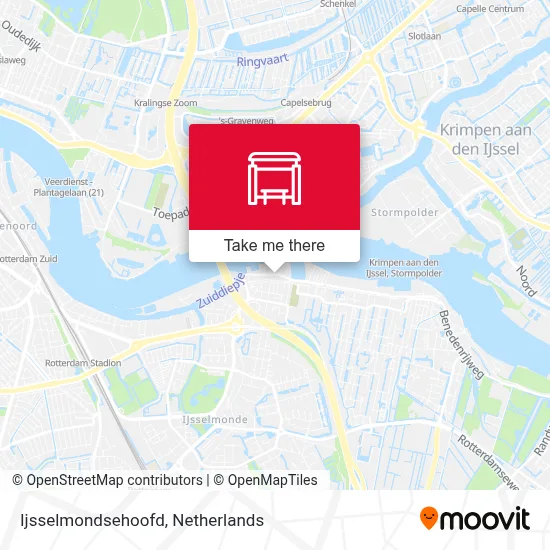 Ijsselmondsehoofd map