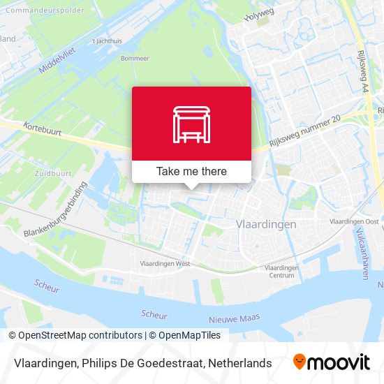 Vlaardingen, Philips De Goedestraat map