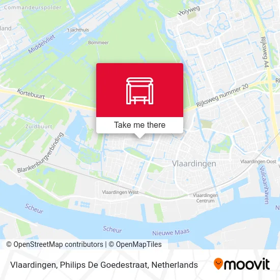 Vlaardingen, Philips De Goedestraat map