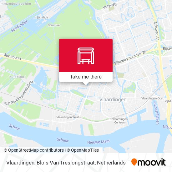 Vlaardingen, Blois Van Treslongstraat map