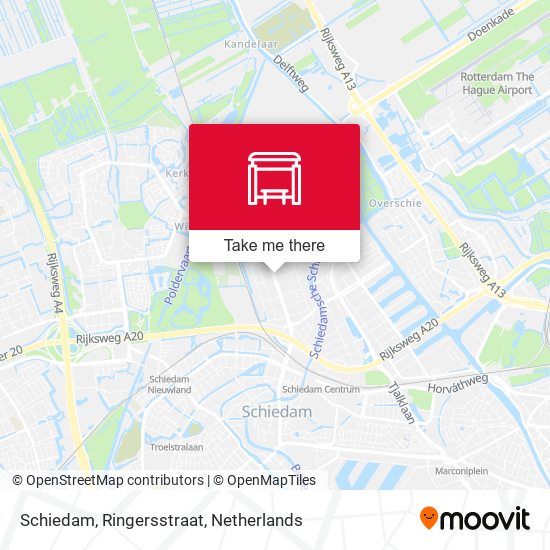 Schiedam, Ringersstraat map