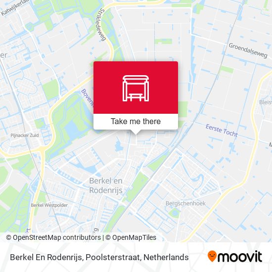 Berkel En Rodenrijs, Poolsterstraat map