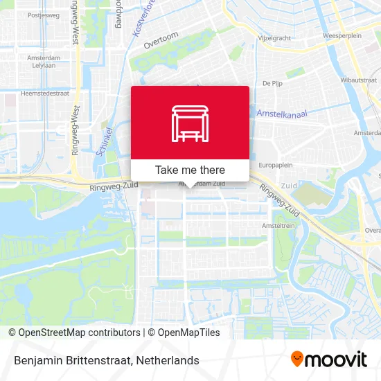 Benjamin Brittenstraat Karte