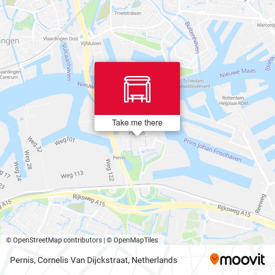 Pernis, Cornelis Van Dijckstraat map