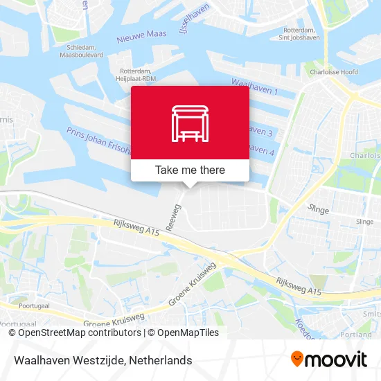 Waalhaven Westzijde map