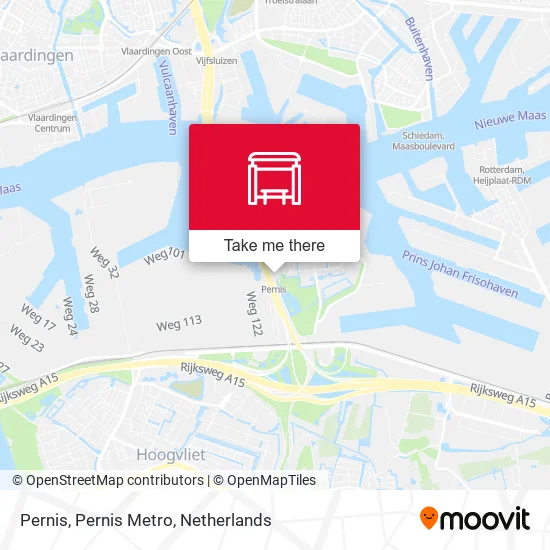 Pernis, Pernis Metro map