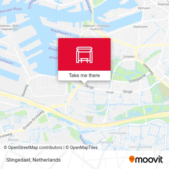 Slingedael map