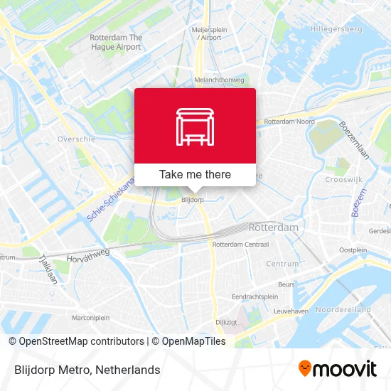 Blijdorp Metro map