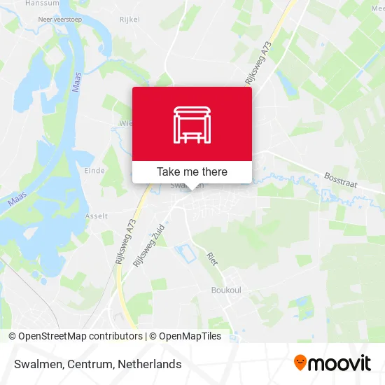 Swalmen, Centrum map