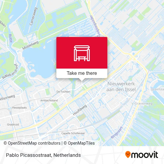 Pablo Picassostraat map