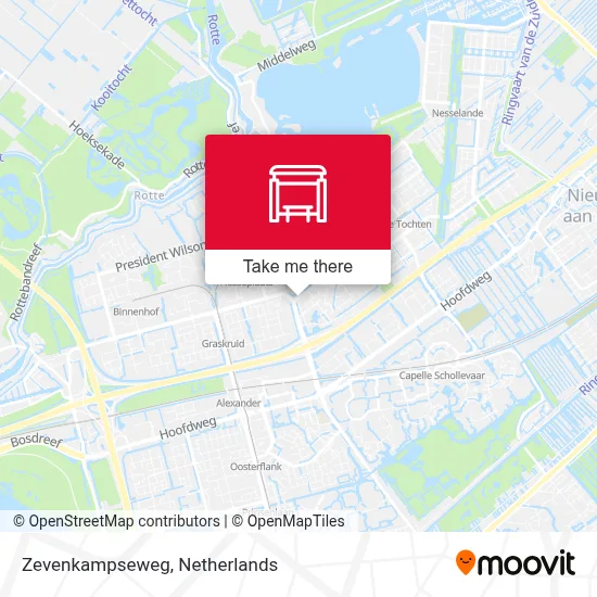 Zevenkampseweg Karte