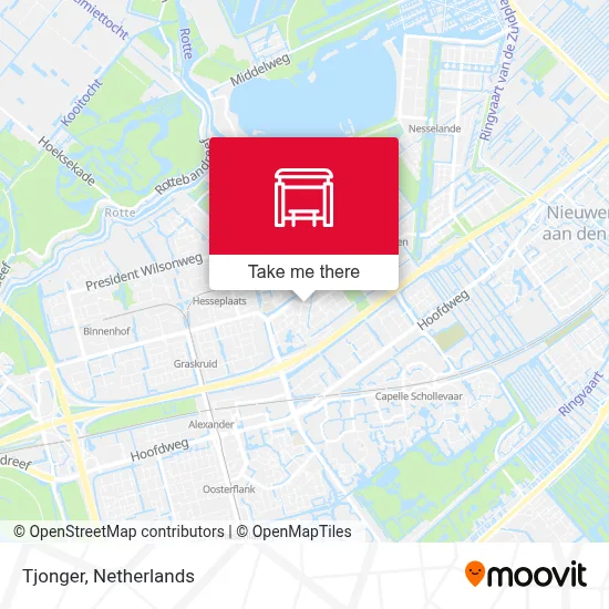 Tjonger map