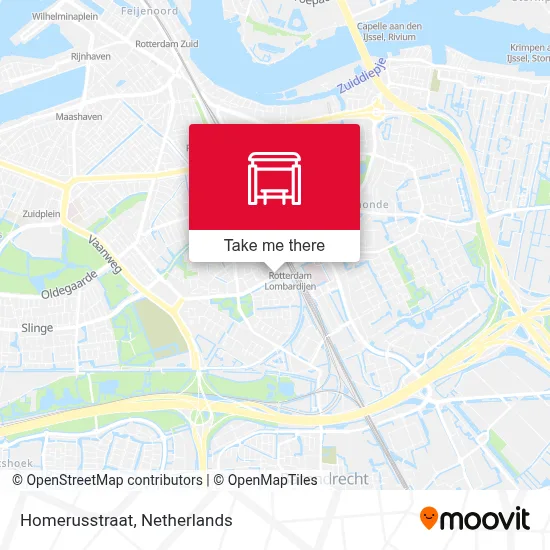 Homerusstraat Karte