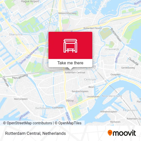 Rotterdam Centraal map