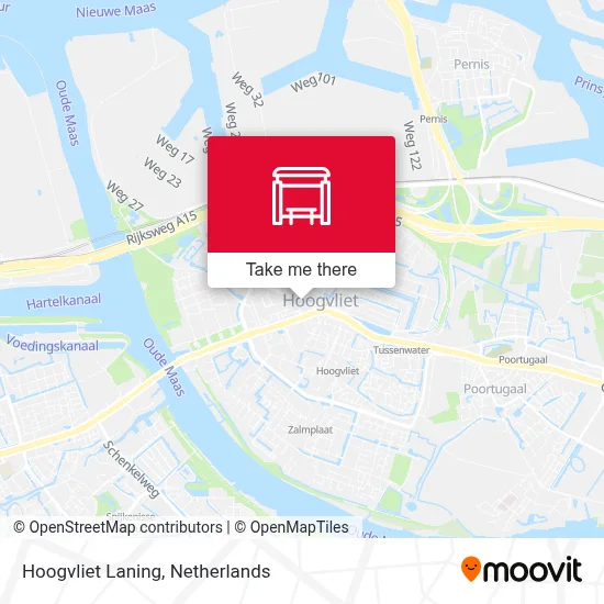 Hoogvliet Laning map