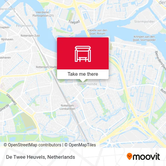 De Twee Heuvels map