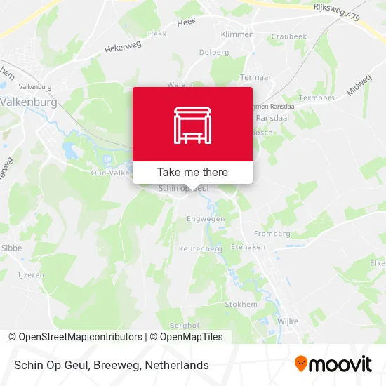 Schin Op Geul, Breeweg map