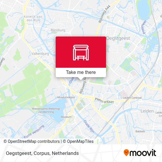 Oegstgeest, Corpus map