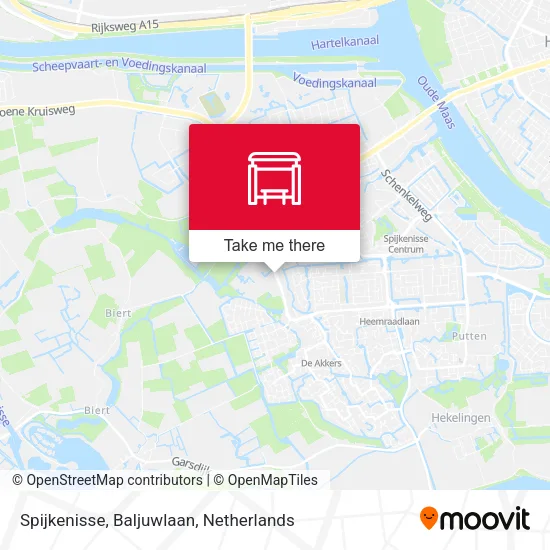 Spijkenisse, Baljuwlaan map