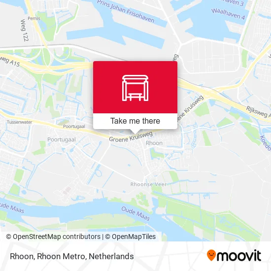 Rhoon, Rhoon Metro map
