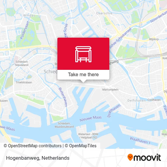 Hogenbanweg map