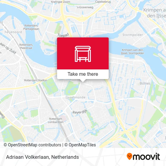 Adriaan Volkerlaan map