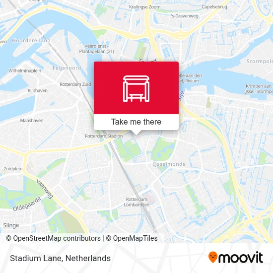 Stadionlaan map
